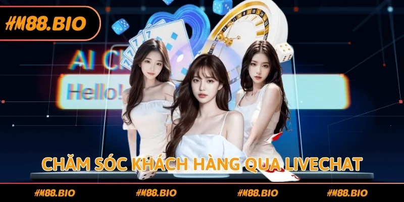 Nhà cái chăm sóc khách hàng qua livechat